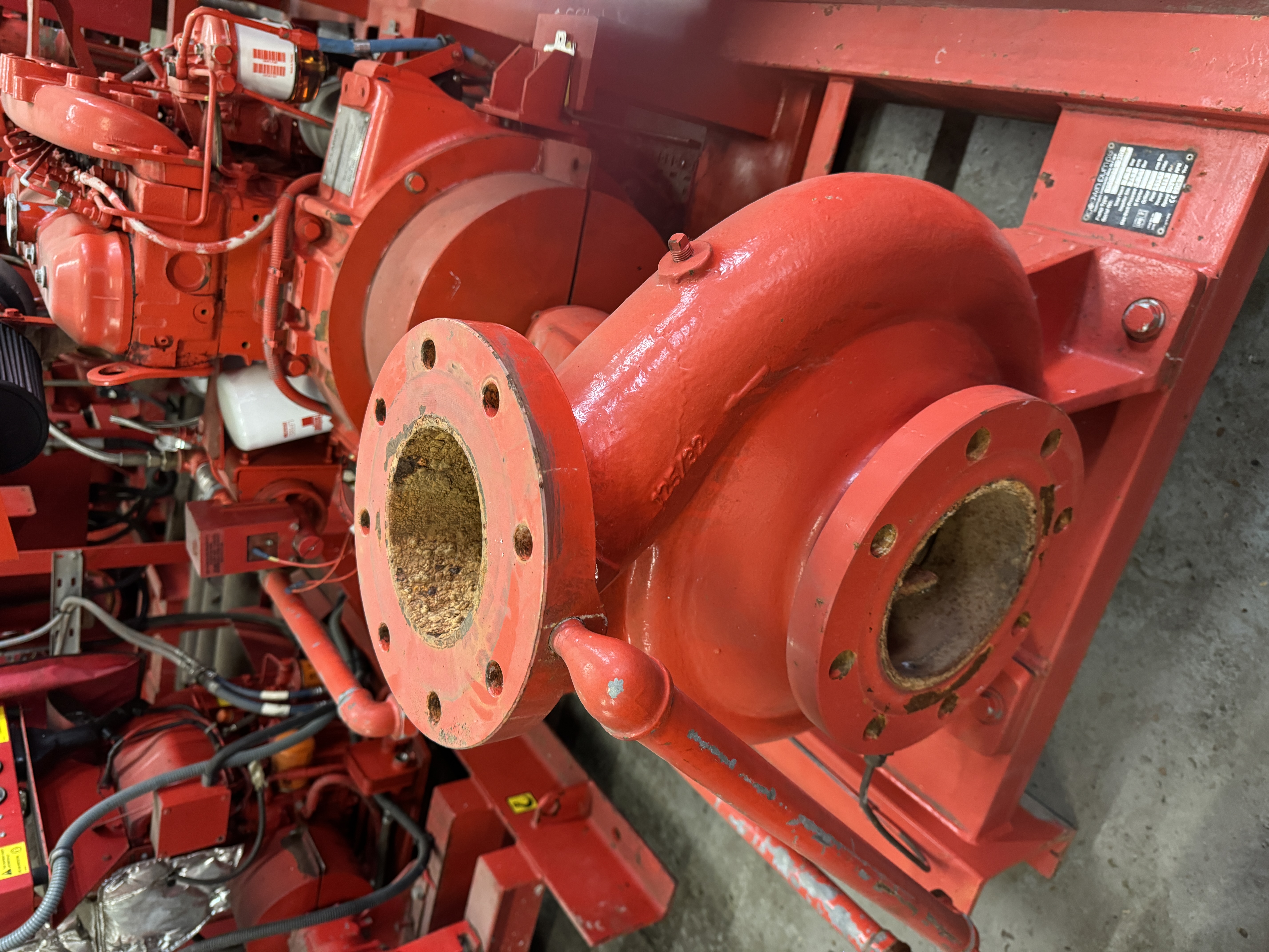 Used Godwin 150-125-320 Fire Pump