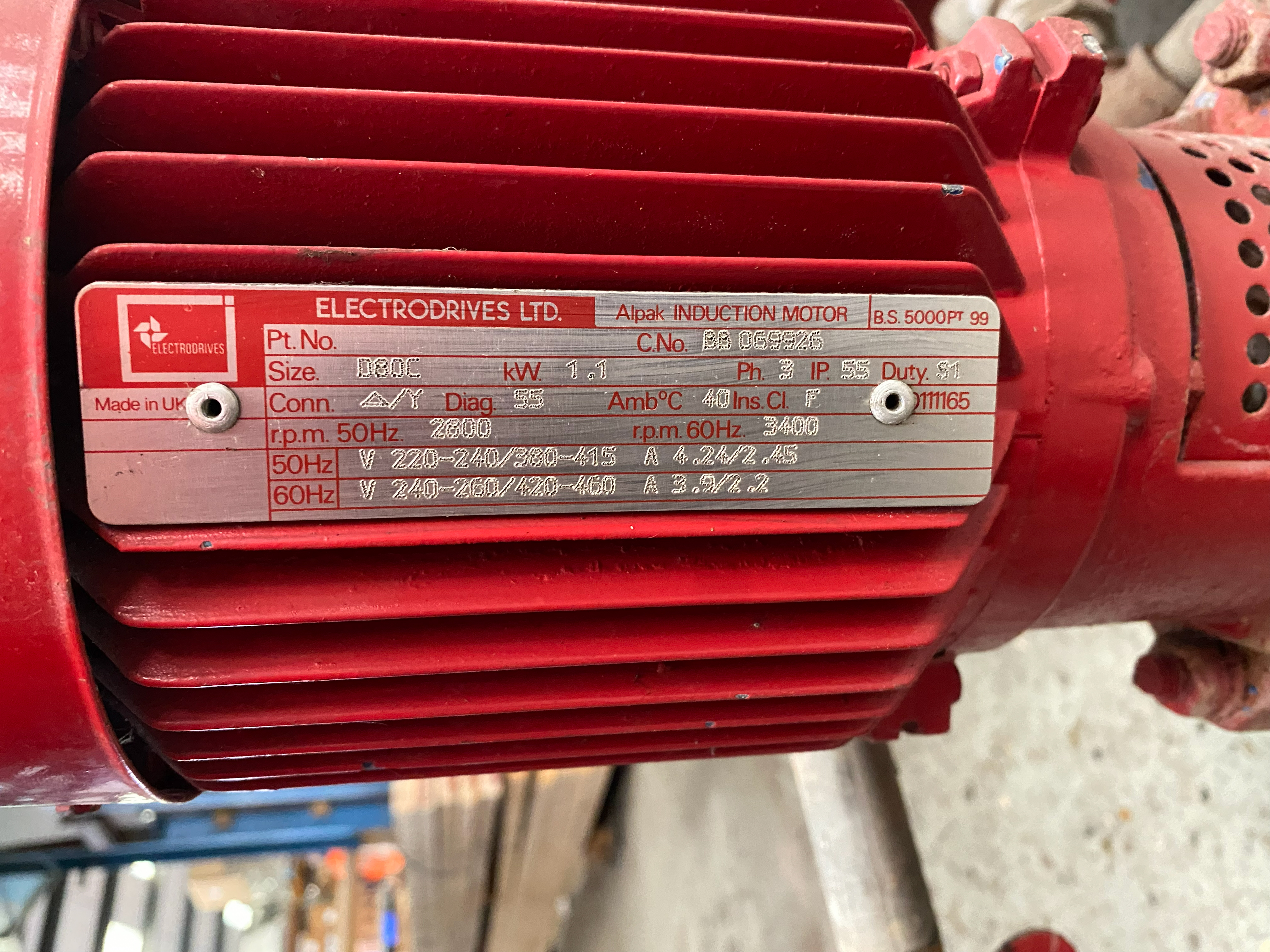Used Armstrong 6X4X10DLC Fire Pump XSP9594 for sale