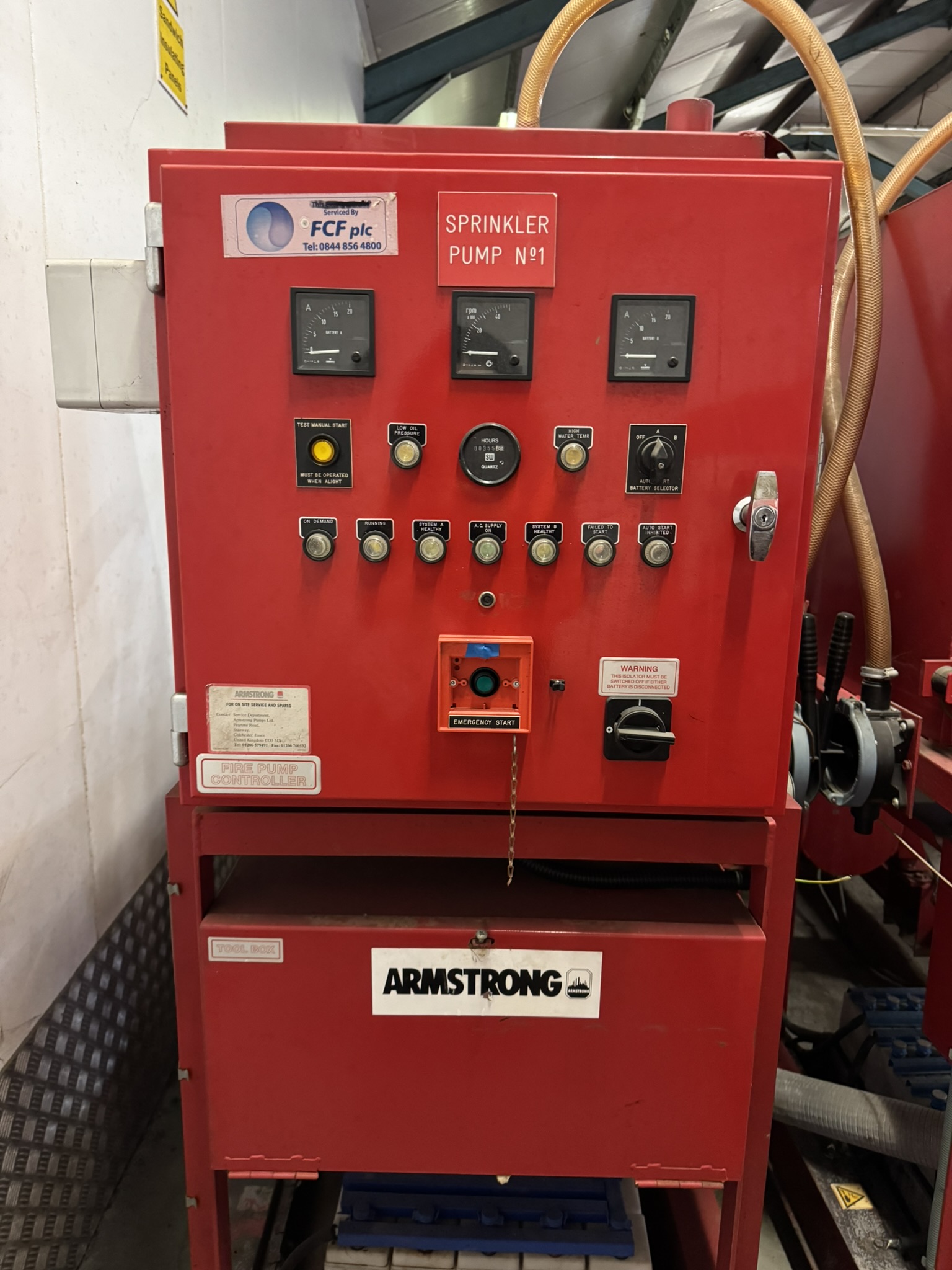 Used Armstrong 6X4X10DLC Fire Pump XSP9594 for sale