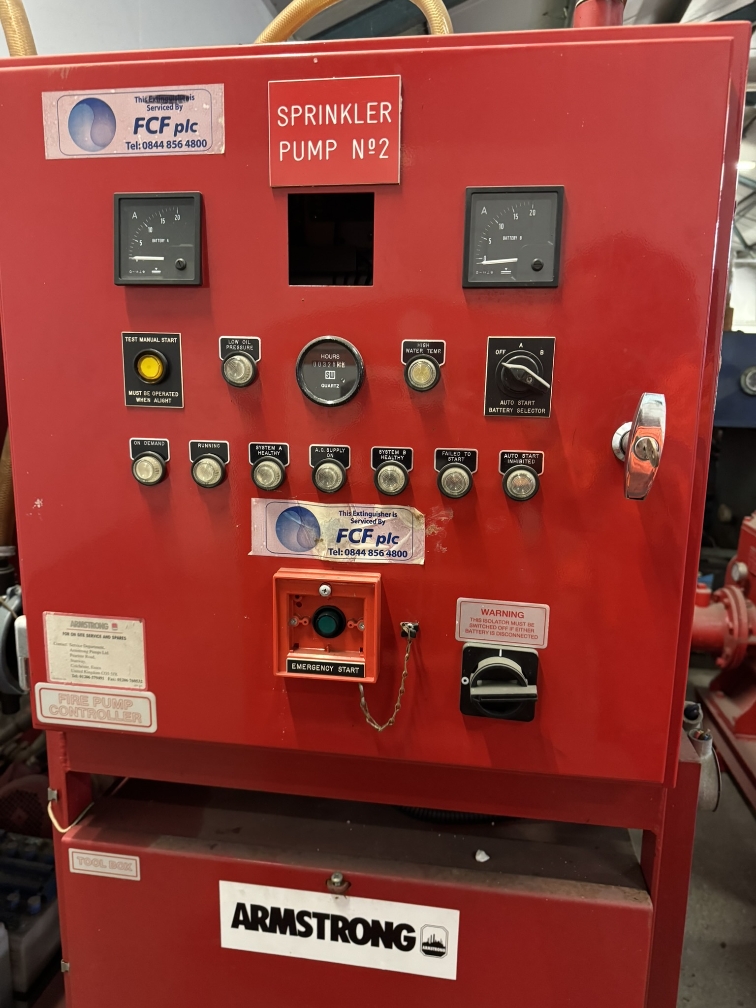 Used Armstrong 6X4X10DLC Fire Pump XSP9595 for sale