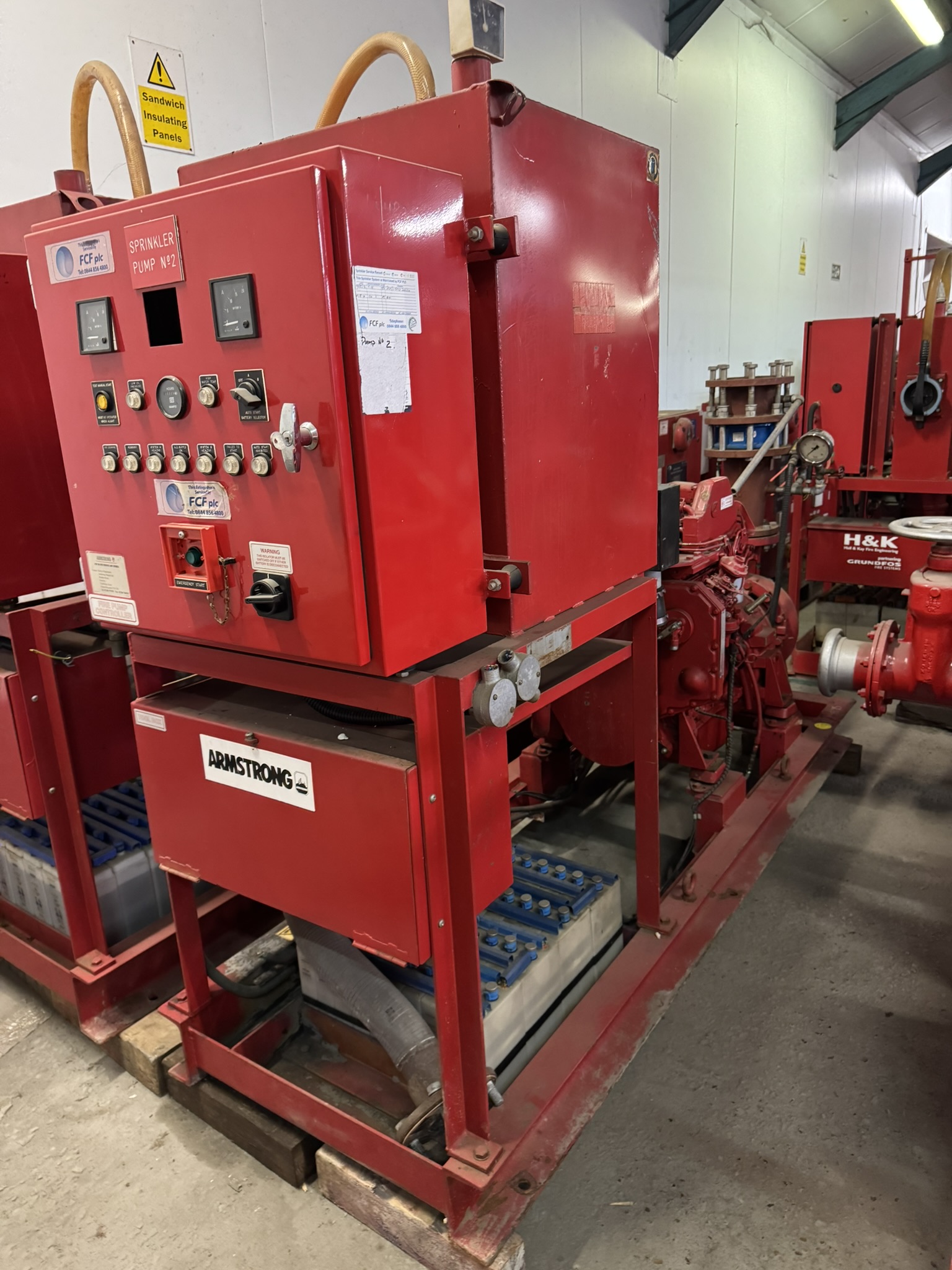 Used Armstrong 6X4X10DLC Fire Pump XSP9595 for sale
