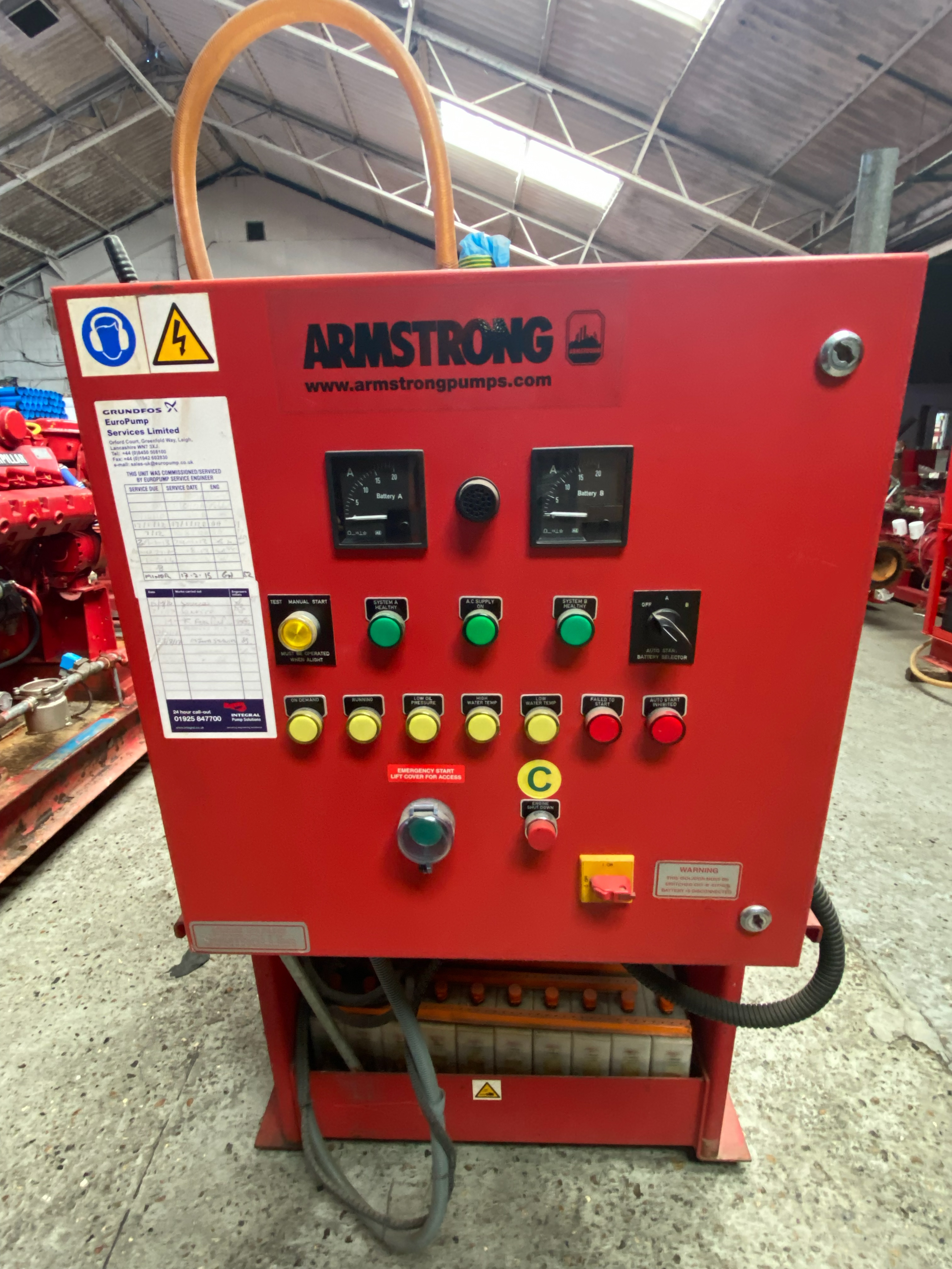 Used Armstrong 6X4X10 Fire Pump XSP9591 for sale