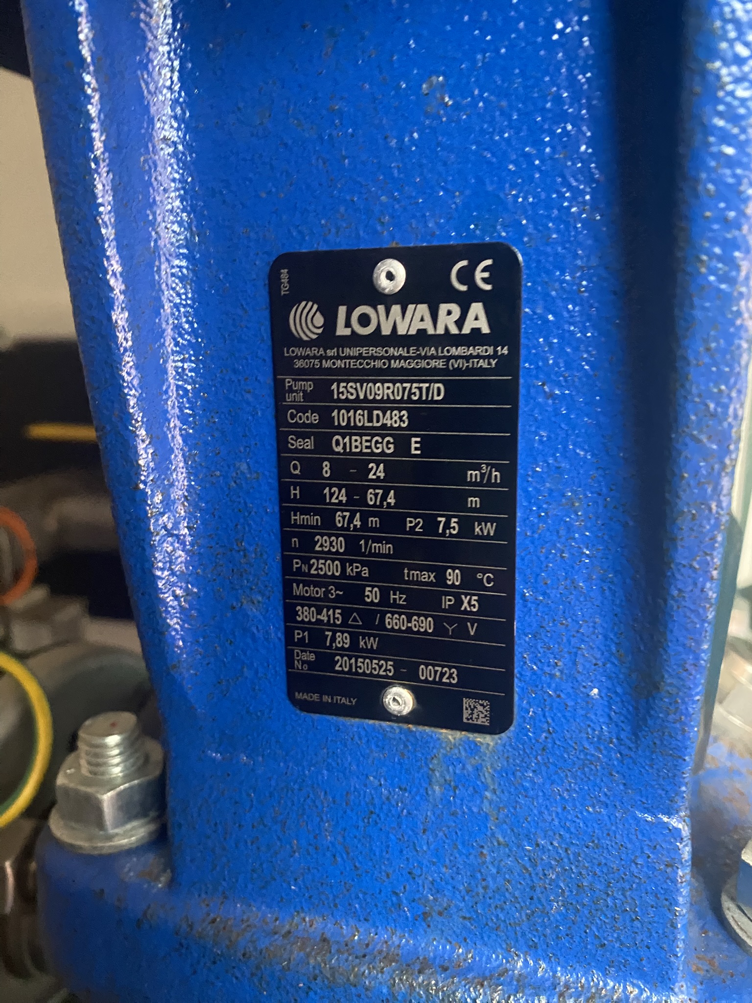 Used Events Water Distribution System XSP9928