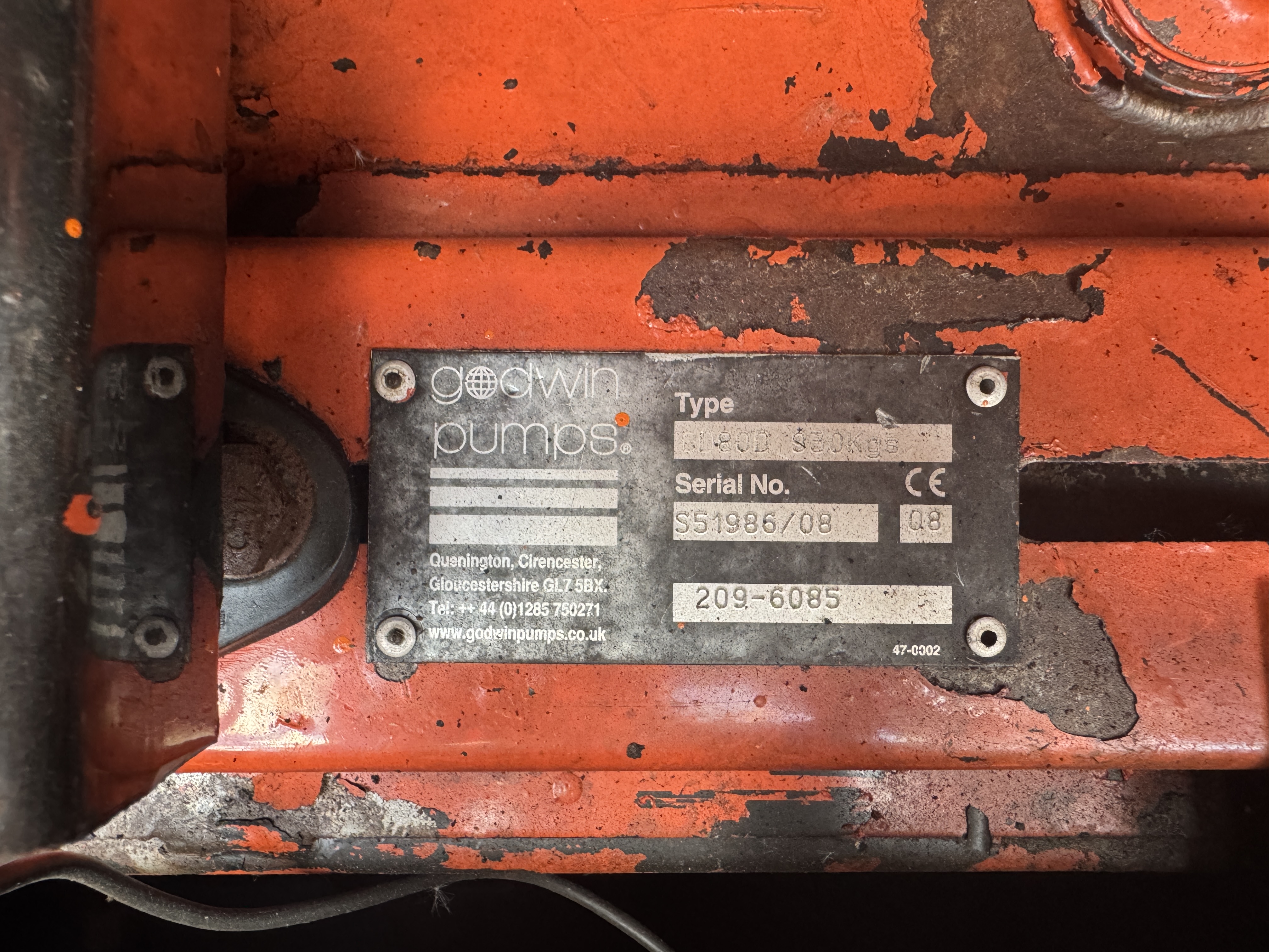 Used Godwin CD80D Pump XSP3507