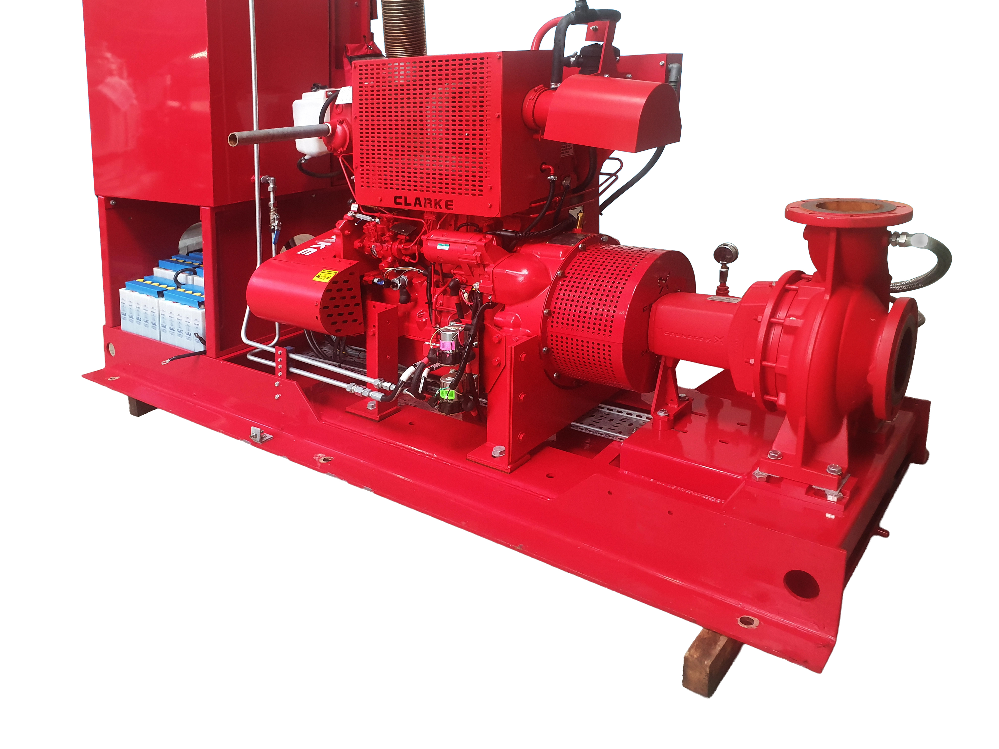 Used Grundfos NFK125-250-1/249 Fire Pump - Stuart Group Ltd