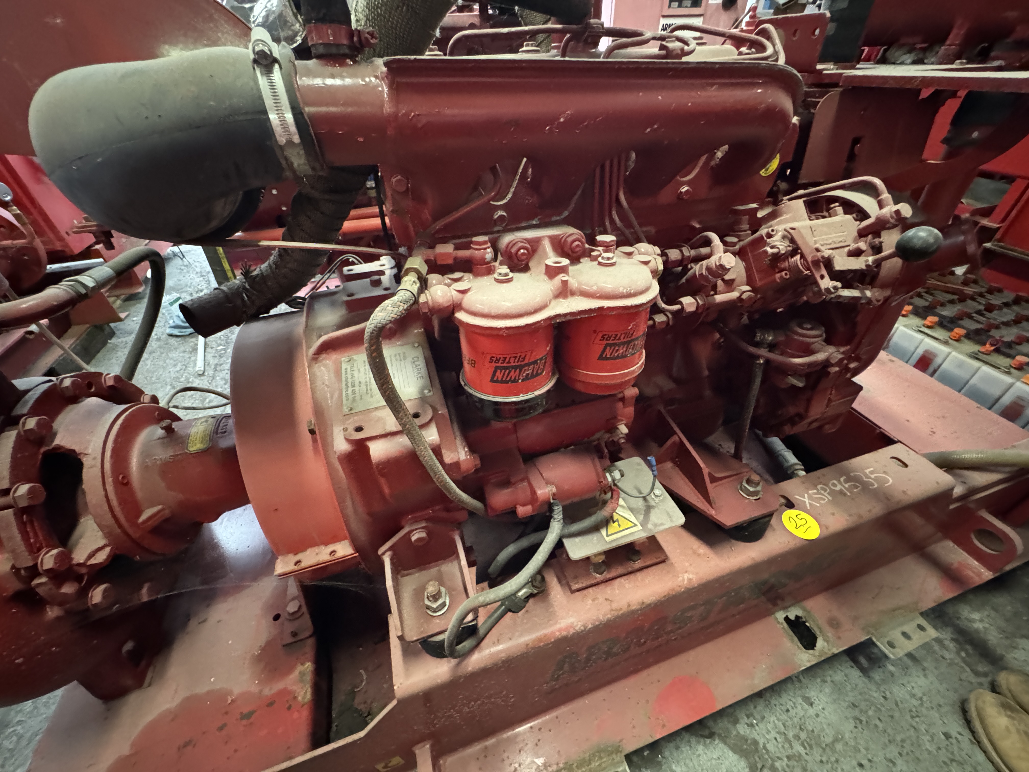 Used Armstrong 6x4x10 DLC LPCB approved fire pump
