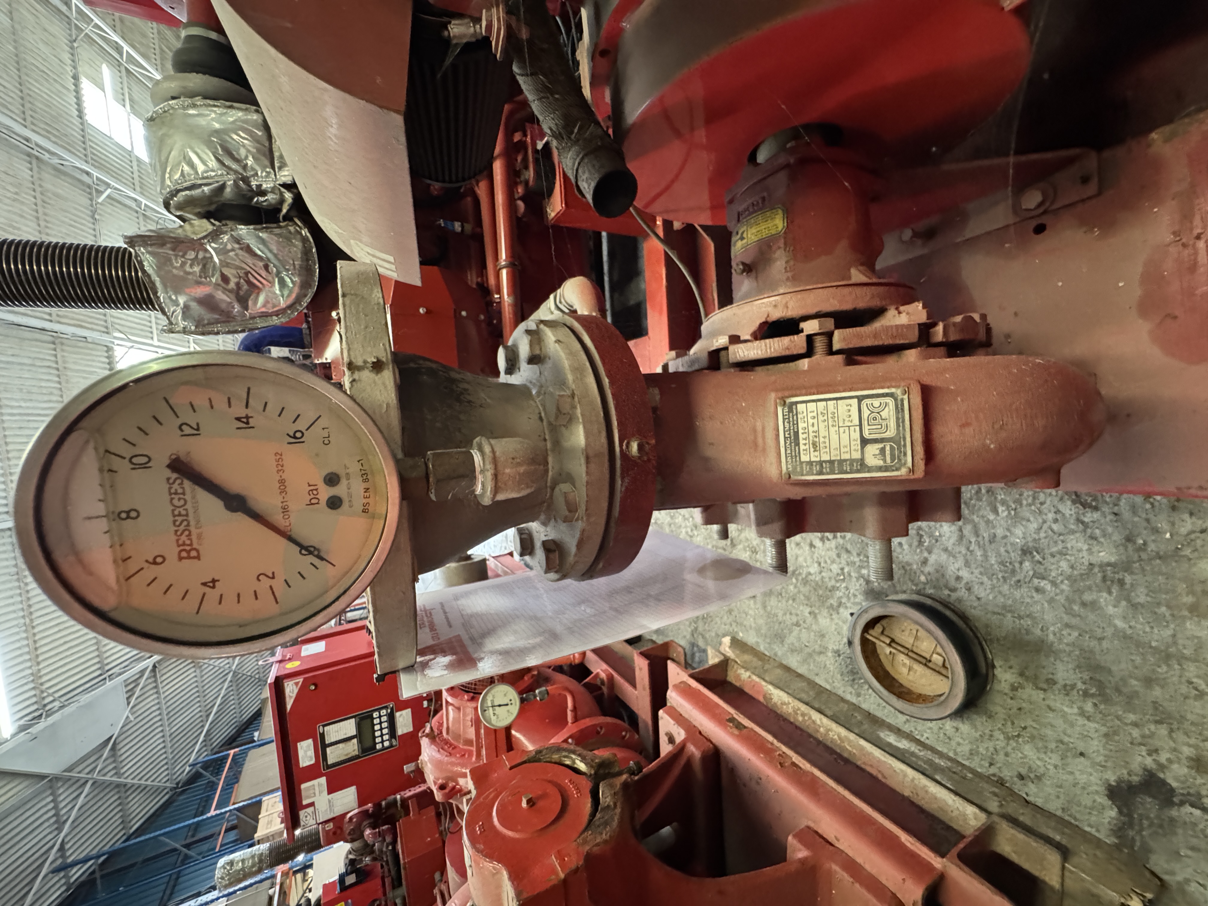 Used Armstrong 6x4x10 DLC LPCB approved fire pump