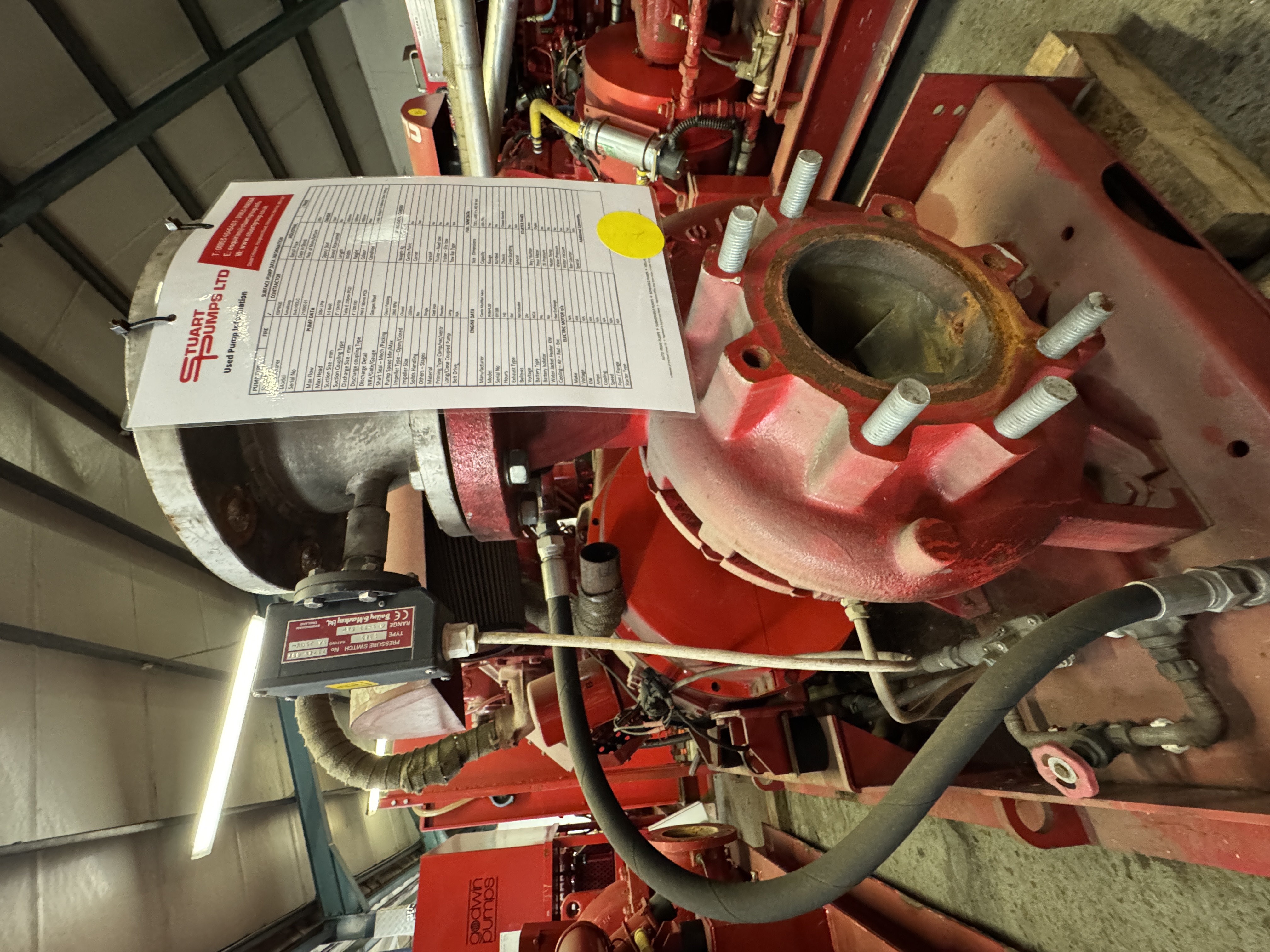 Used Armstrong 6x4x10 DLC LPCB approved fire pump