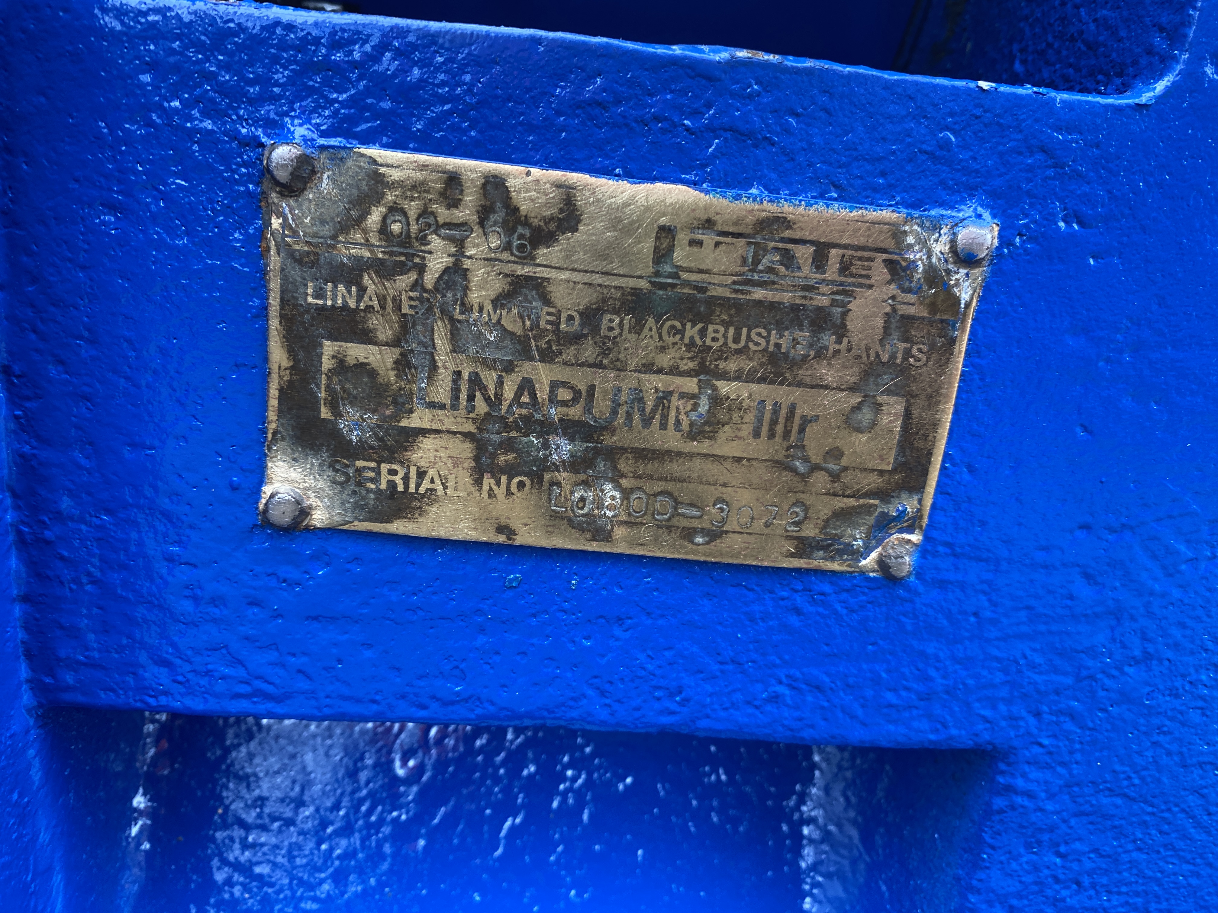 Used Weir Linatex IIIr pump