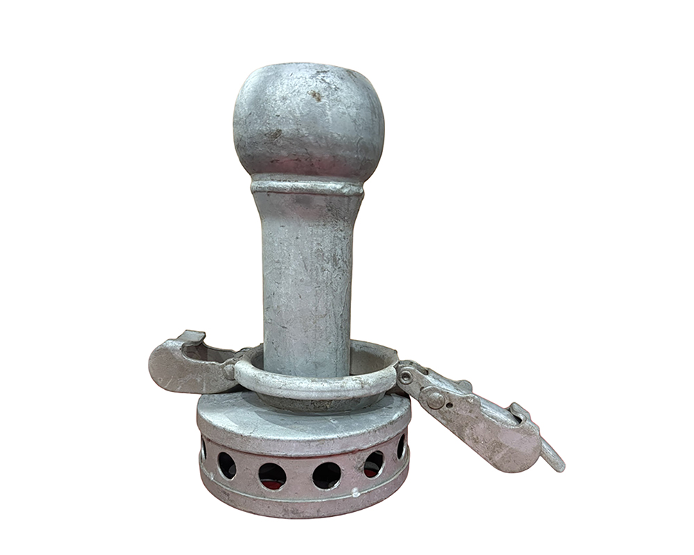 3.5"/89mm Steel Strainer with Male Bauer Type Coupling 35mm hole size - Stuart Group Ltd