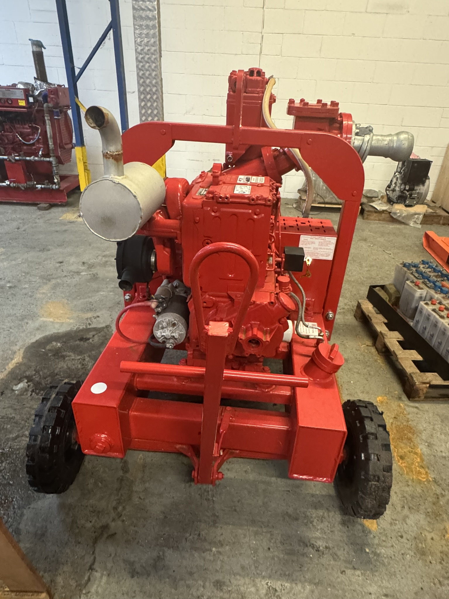 Stuart Pumps SPA100M 4" high performance diesel driven pump